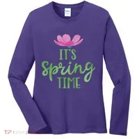 It's Spring Time Flower Women's Long Sleeve Shirt thumb 0