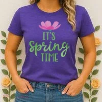 It's Spring Time Flower Women's T-Shirt thumb 2
