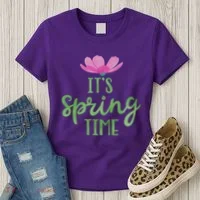 It's Spring Time Flower Women's T-Shirt thumb 3