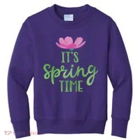 It's Spring Time Flower Kids Sweatshirt thumb 0