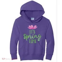 It's Spring Time Flower Kids Hoodie thumb 0