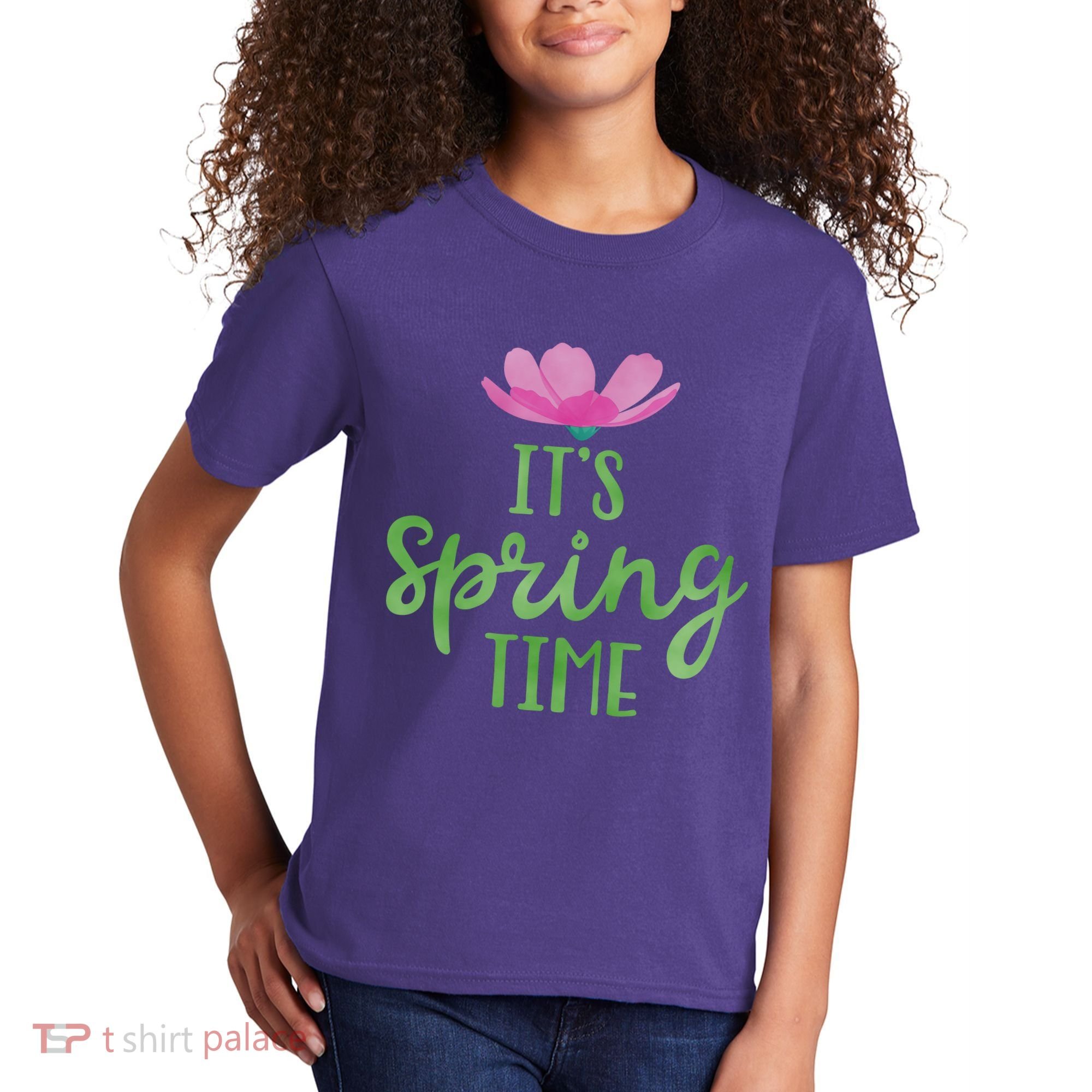 It's Spring Time Flower Kids T-Shirt