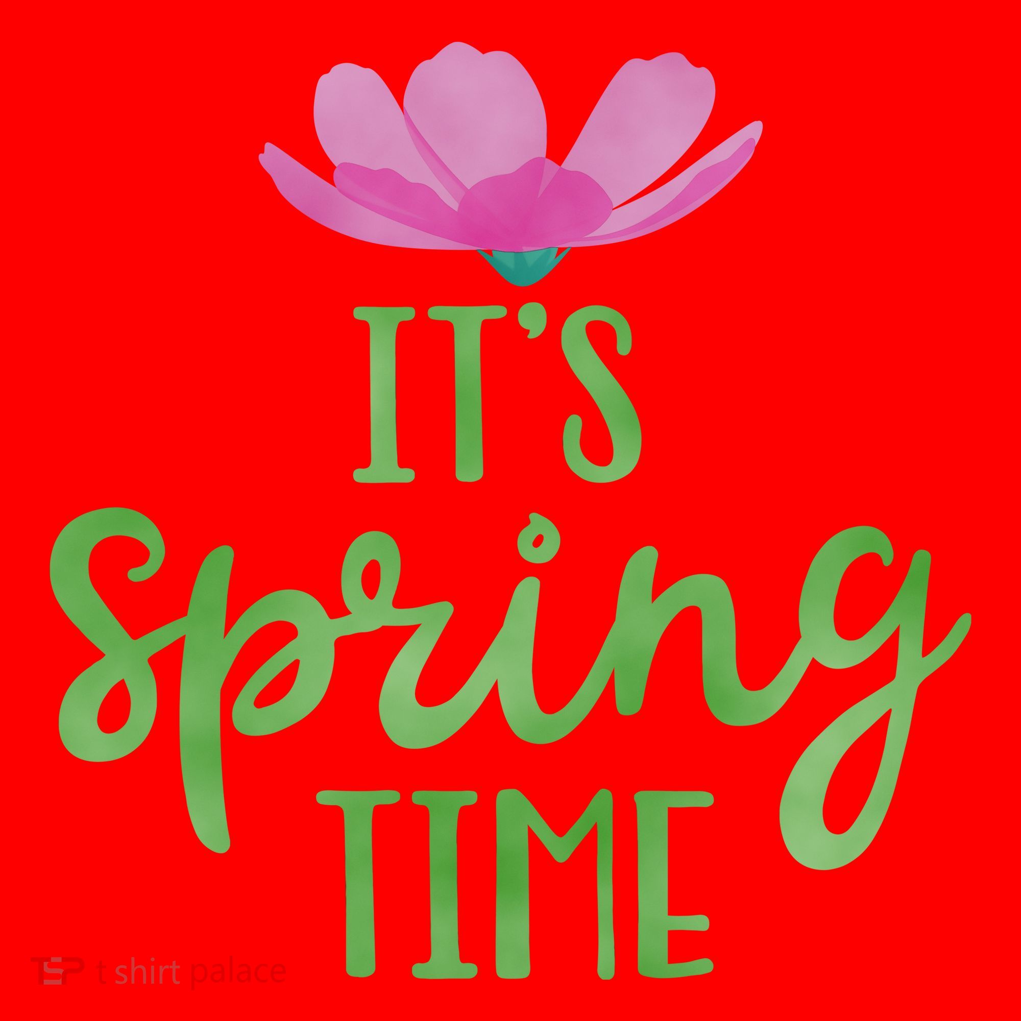 It's Spring Time Flower Santa Hat