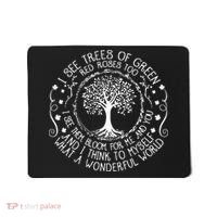 I See Trees Green Red Roses Wonderful World Earth Day Nature Mousepad thumb 0