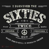I SURVIVED The SIXTIES TWICE Built In 60s 70th 60th Birthday Bucket Hat thumb 4
