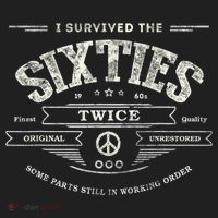 I SURVIVED The SIXTIES TWICE Built In 60s 70th 60th Birthday Beanie thumb 2