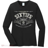 I SURVIVED The SIXTIES TWICE Built In 60s 70th 60th Birthday Women's Long Sleeve Shirt thumb 0