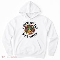 I Survived The 60s Sixties Twice 70th Birthday 60th Funny Hoodie thumb 0