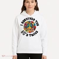 I Survived The 60s Sixties Twice 70th Birthday 60th Funny Hoodie thumb 5