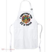 I Survived The 60s Sixties Twice 70th Birthday 60th Funny Apron thumb 0