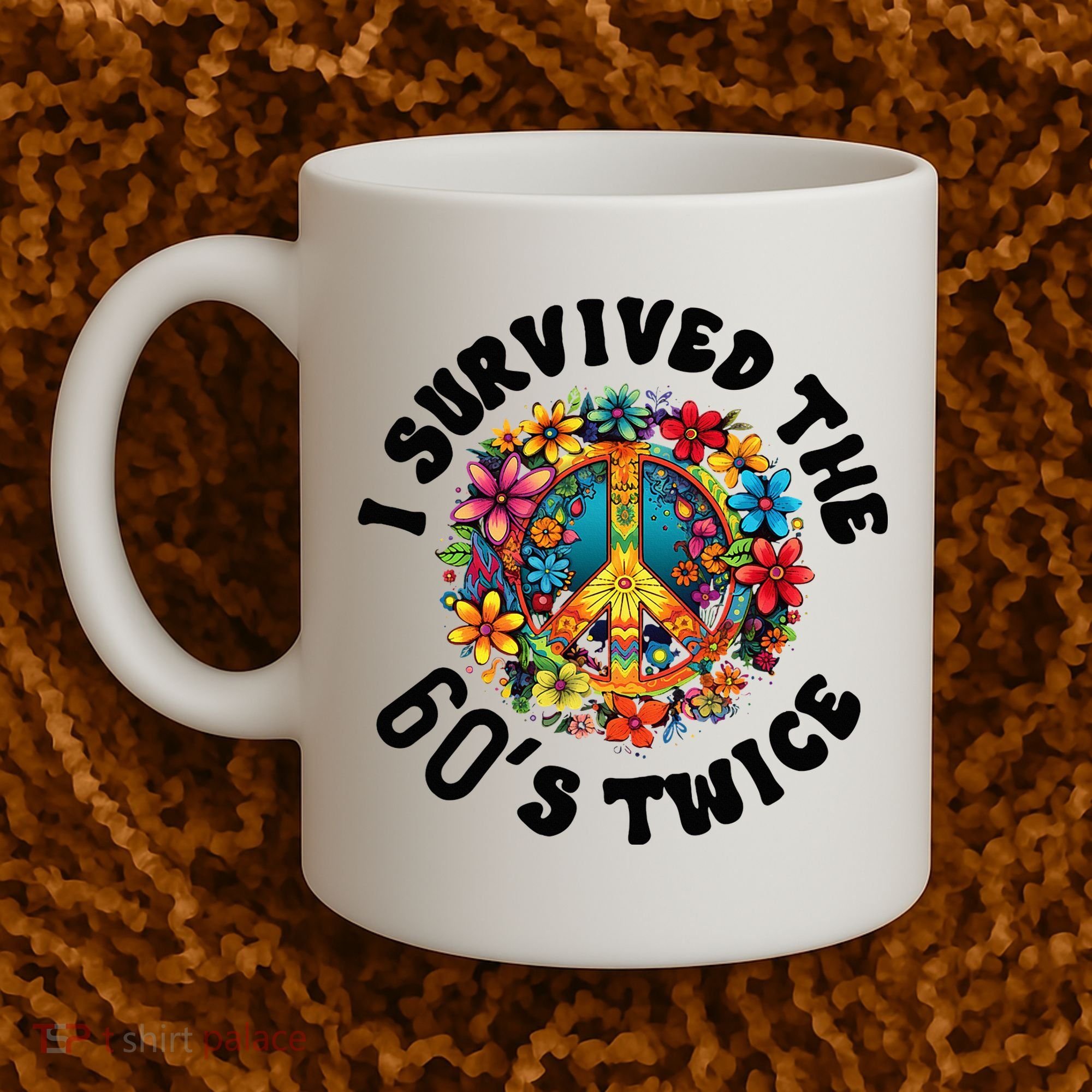 I Survived The 60s Sixties Twice 70th Birthday 60th Funny Coffee Mug