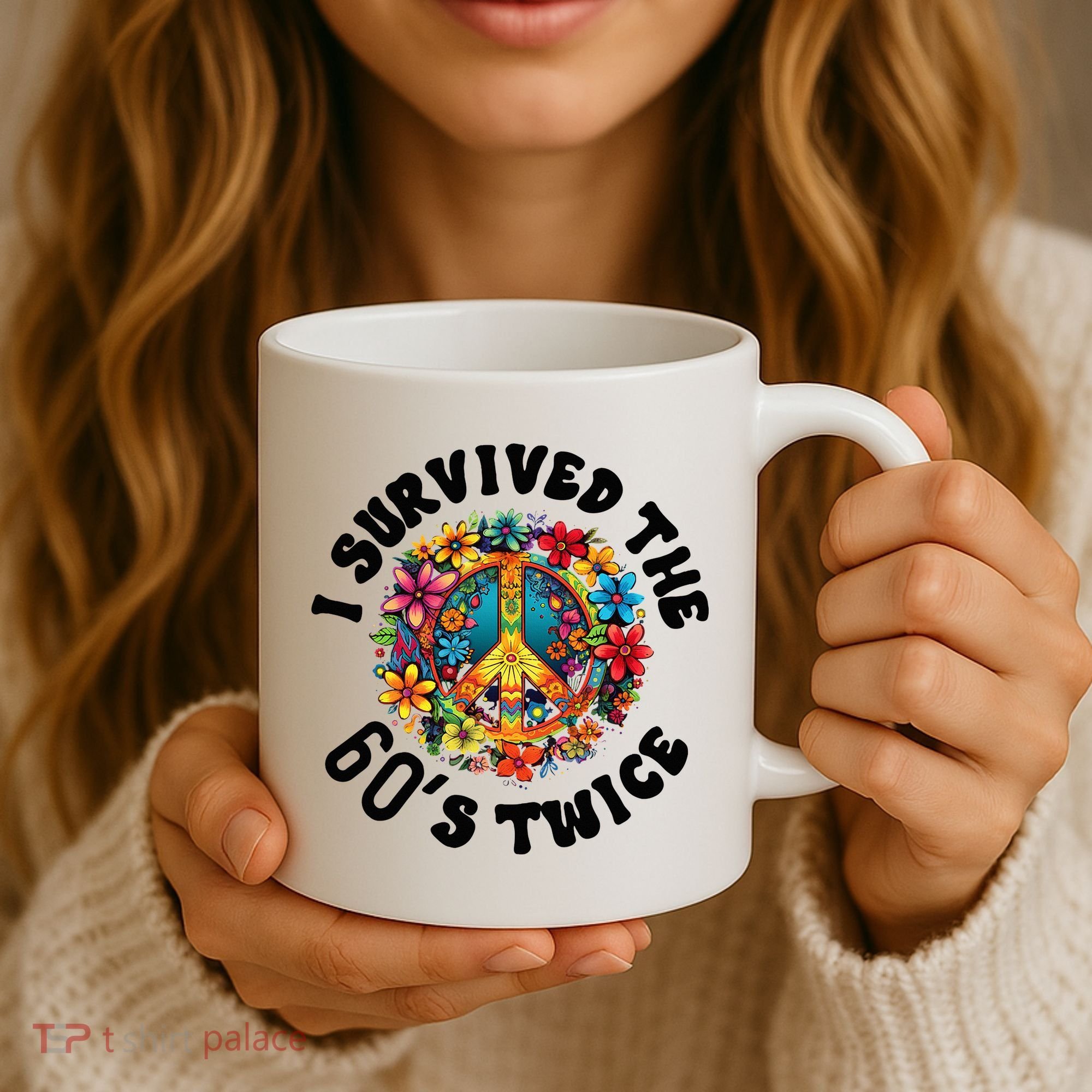I Survived The 60s Sixties Twice 70th Birthday 60th Funny Coffee Mug