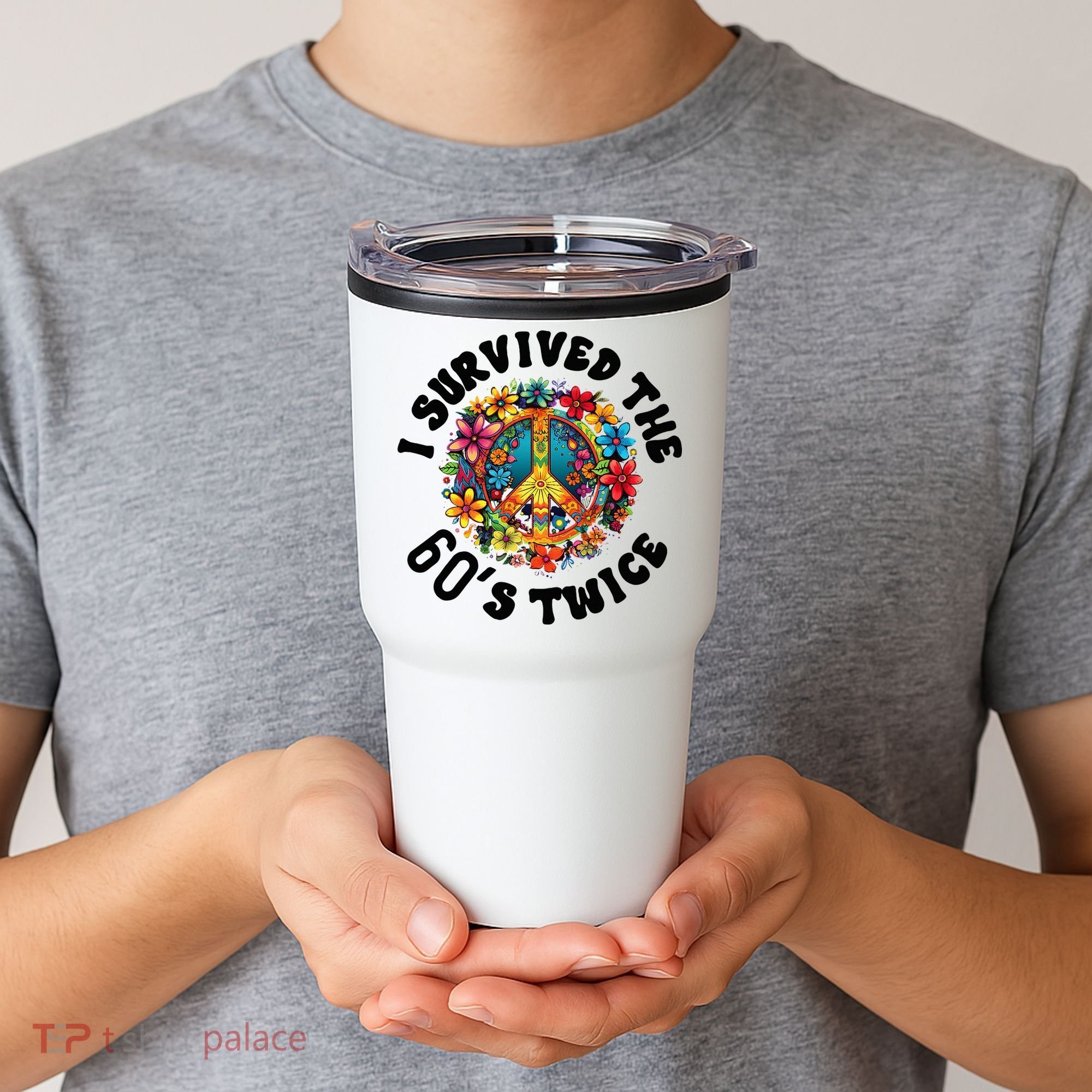 I Survived The 60s Sixties Twice 70th Birthday 60th Funny Tumbler