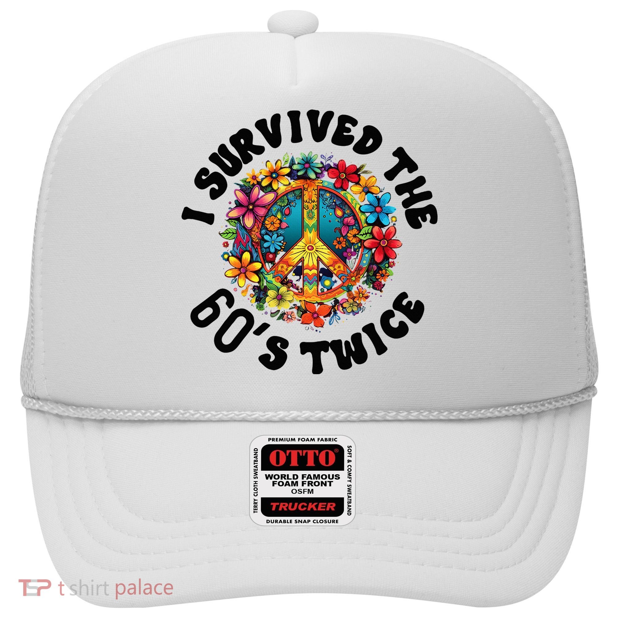I Survived The 60s Sixties Twice 70th Birthday 60th Funny Hat
