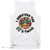 I Survived The 60s Sixties Twice 70th Birthday 60th Funny Tank Top thumb 0