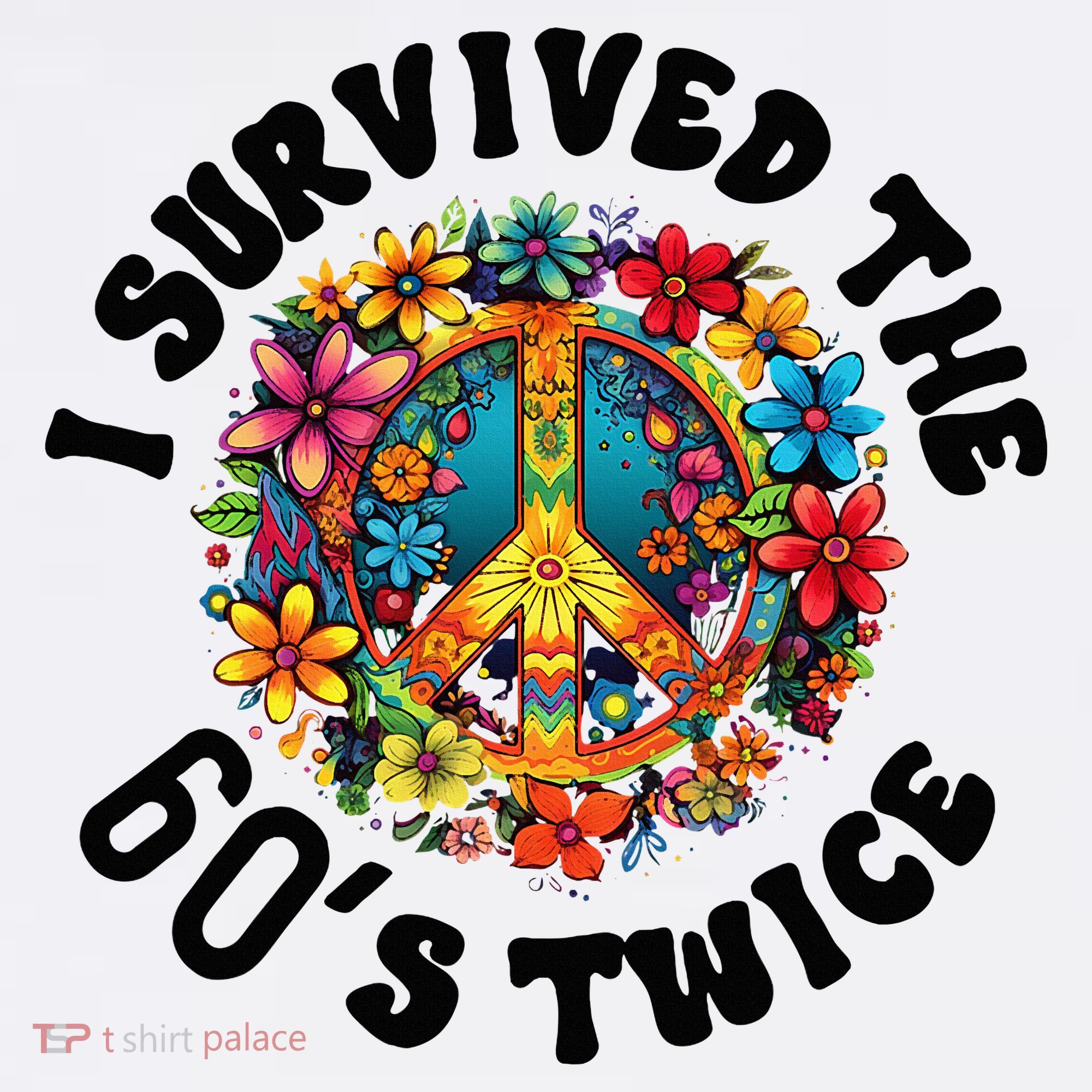 I Survived The 60s Sixties Twice 70th Birthday 60th Funny Visor