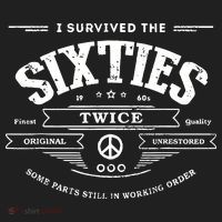 I Survived The Sixties Twice Built In 60s 70th 60th Birthday Women's Sweatshirt thumb 2