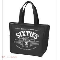 I Survived The Sixties Twice Built In 60s 70th 60th Birthday Tote Bag thumb 3