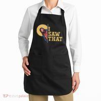 I Saw That Jesus Funny Christian Easter Apron thumb 2