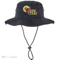 I Saw That Jesus Funny Christian Easter Bucket Hat thumb 0