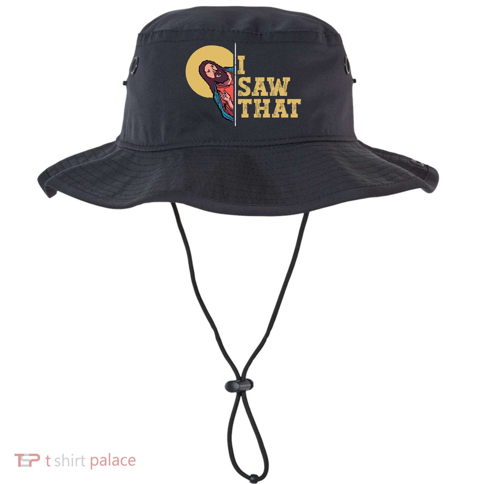 I Saw That Jesus Funny Christian Easter Bucket Hat