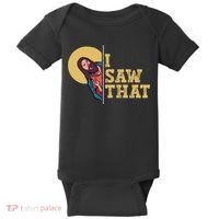 I Saw That Jesus Funny Christian Easter Baby Bodysuit thumb 0