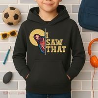 I Saw That Jesus Funny Christian Easter Kids Hoodie thumb 2