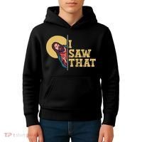 I Saw That Jesus Funny Christian Easter Kids Hoodie thumb 4