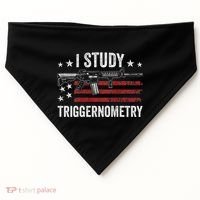 I Study Triggernometry Funny Gun Pro Guns Saying USA-Made Doggie Bandana thumb 0