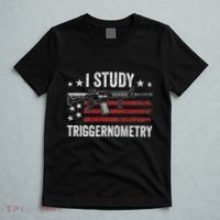 I Study Triggernometry Funny Gun Pro Guns Saying T-Shirt thumb 5