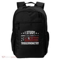 I Study Triggernometry Funny Gun Pro Guns Saying Backpack thumb 0