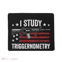 I Study Triggernometry Funny Gun Pro Guns Saying Mousepad thumb 0