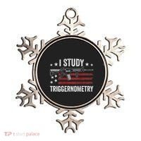 I Study Triggernometry Funny Gun Pro Guns Saying Ornament thumb 0