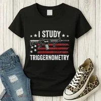 I Study Triggernometry Funny Gun Pro Guns Saying Women's T-Shirt thumb 3