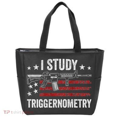I Study Triggernometry Funny Gun Pro Guns Saying Tote Bag