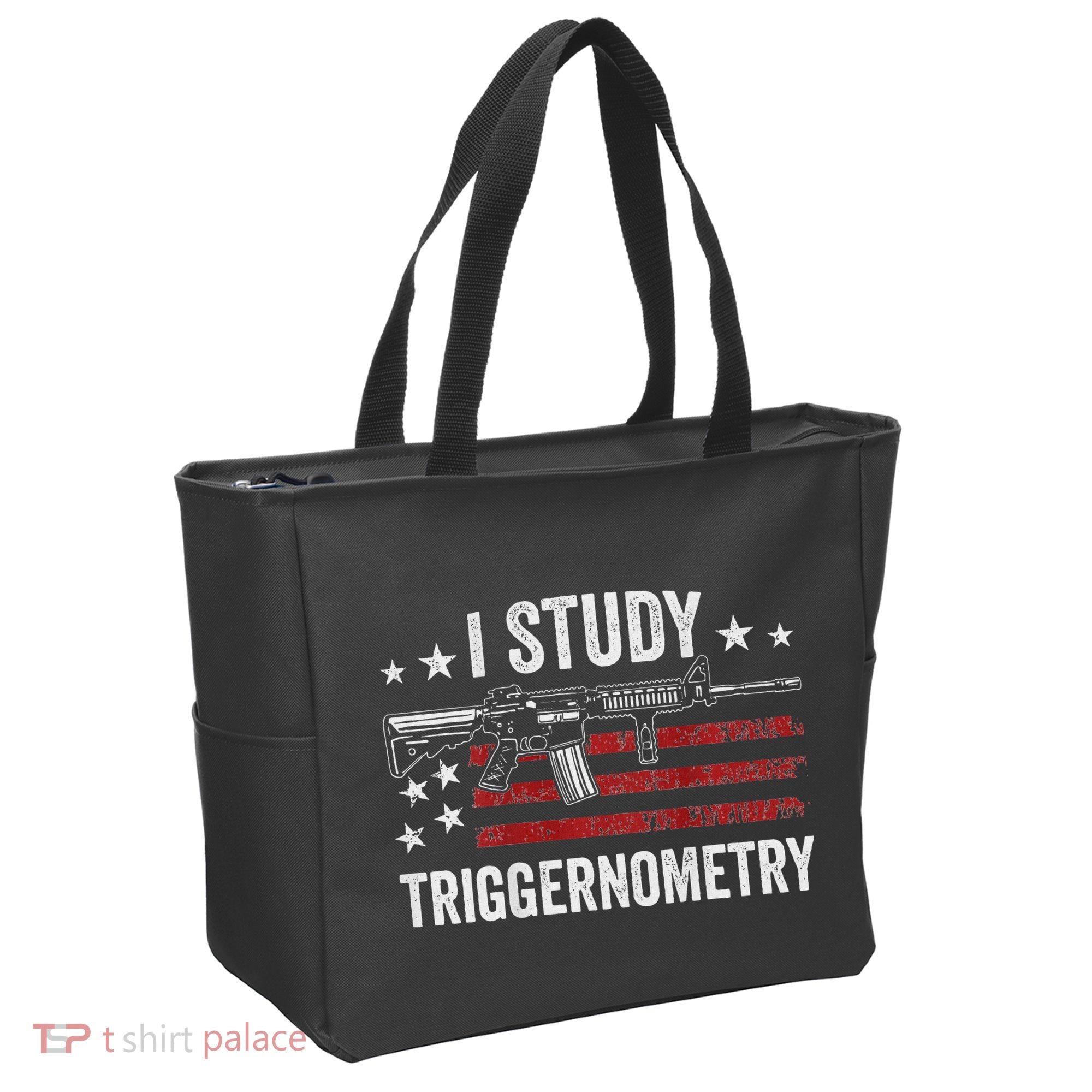 I Study Triggernometry Funny Gun Pro Guns Saying Tote Bag