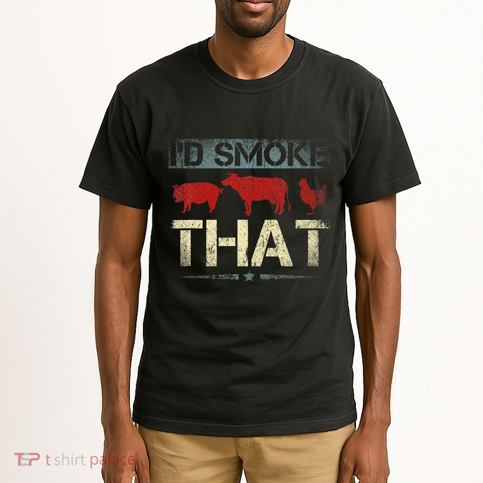 Id Smoke That Barbecue Tall T-Shirt