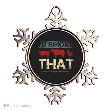 Id Smoke That Barbecue Ornament