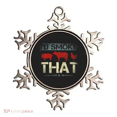 Id Smoke That Barbecue Ornament
