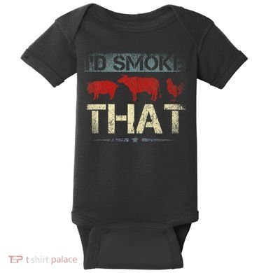 Id Smoke That Barbecue Baby Bodysuit