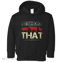 Id Smoke That Barbecue Toddler Hoodie thumb 0
