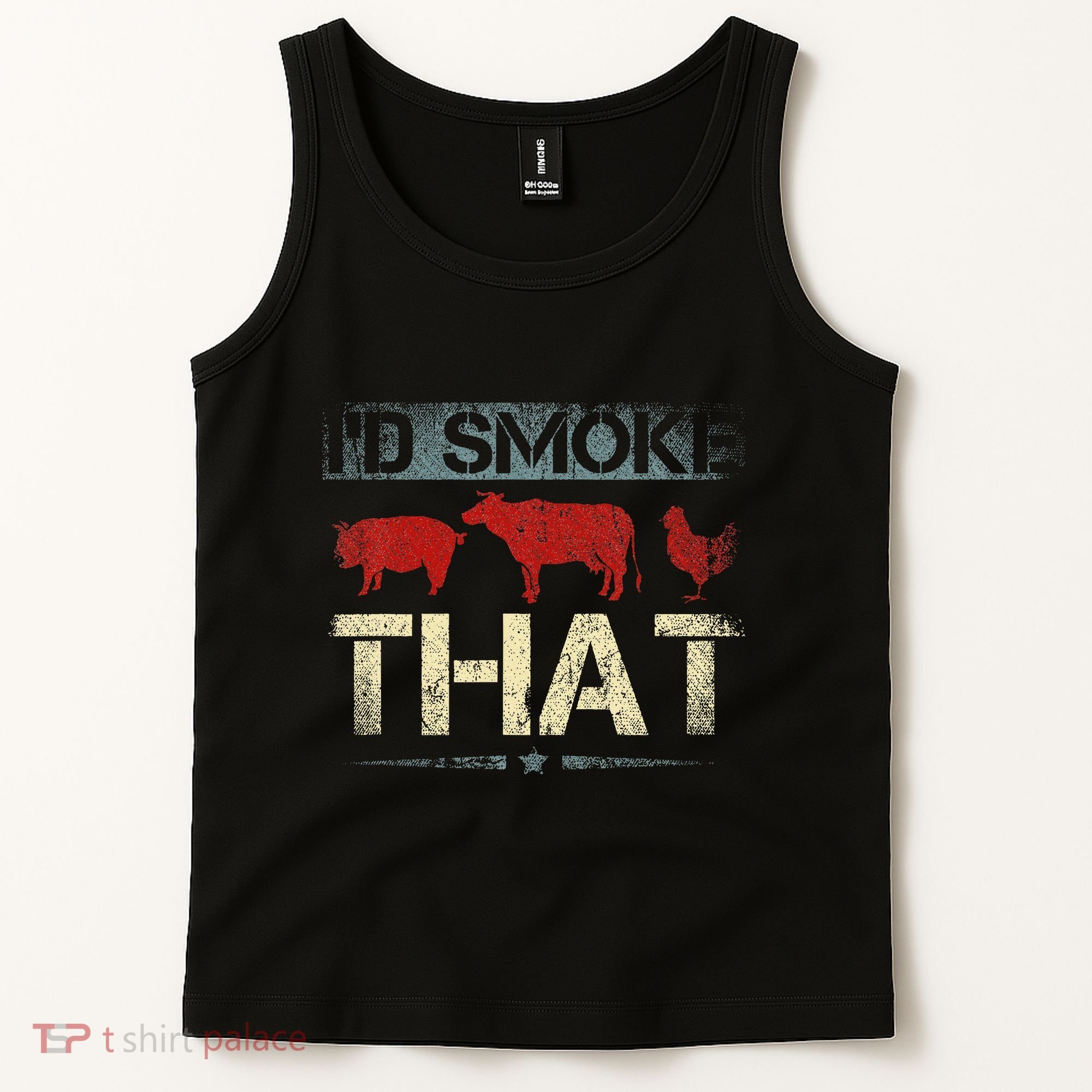 Id Smoke That Barbecue Tank Top