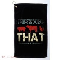 Id Smoke That Barbecue Golf Towel thumb 0