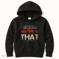 Id Smoke That Barbecue Kids Hoodie thumb 0