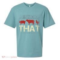 Id Smoke That Barbecue Sueded Cloud Jersey T-Shirt thumb 0