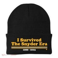 I Survived The Snyder Era Washington D.C. Football Beanie thumb 0