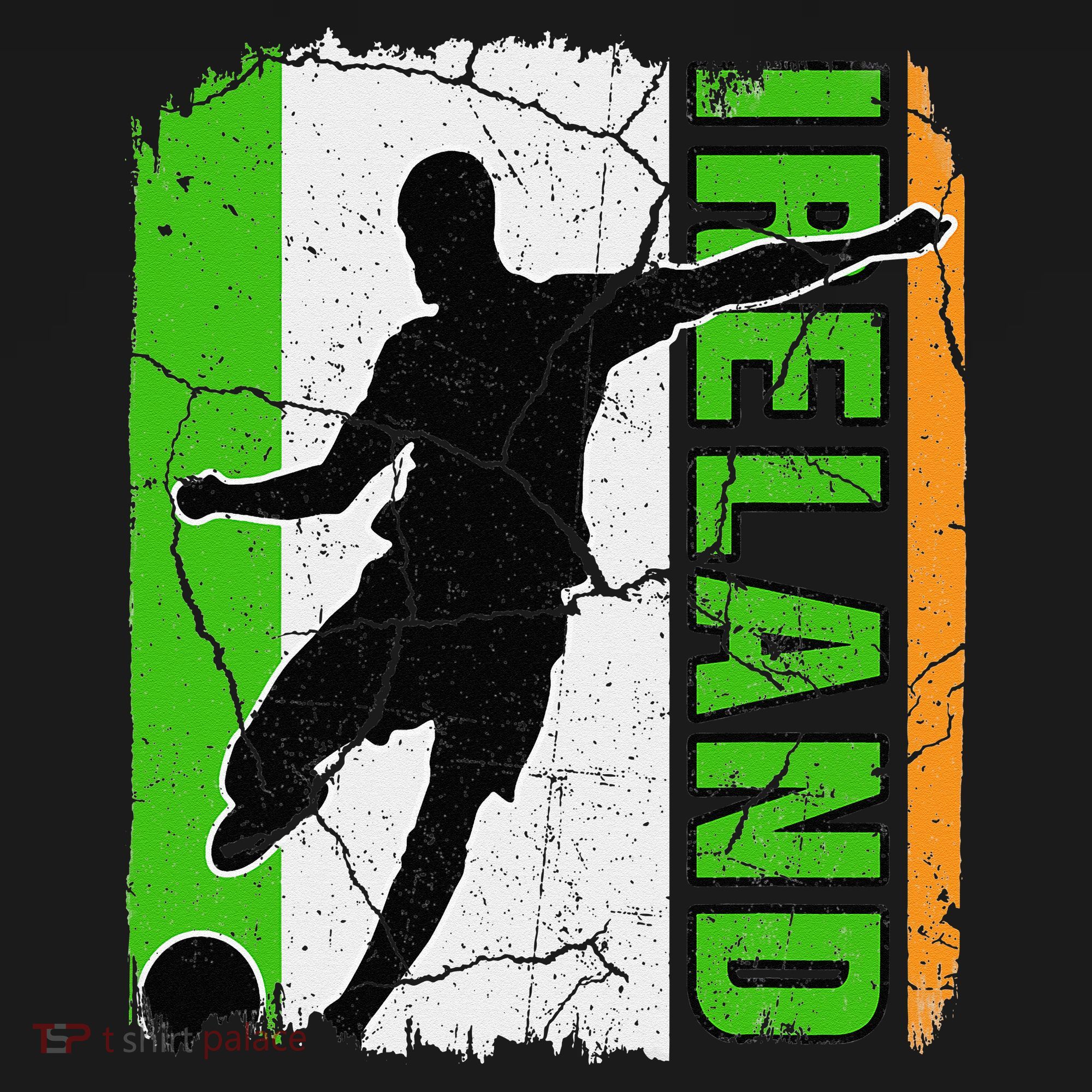 Ireland Soccer Team Irish Flag Jersey Football Fans T-Shirt