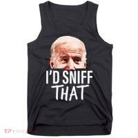 ID Sniff That. Anti Joe Biden Tank Top thumb 0