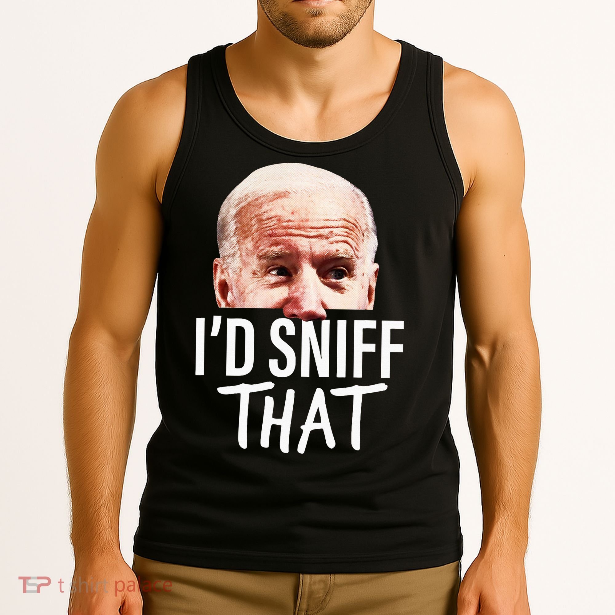 ID Sniff That. Anti Joe Biden Tank Top
