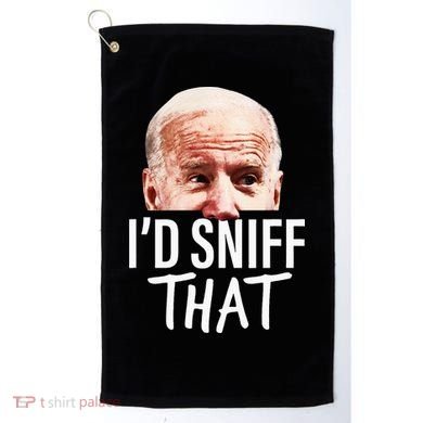 ID Sniff That. Anti Joe Biden Golf Towel